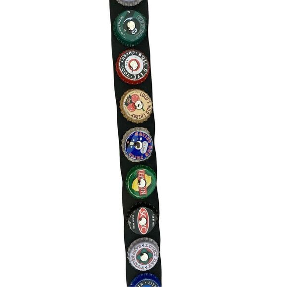 Vintage Y2K Little Earth Bottle Cap Seat Belt Multicolored Accessories Unique main image 3